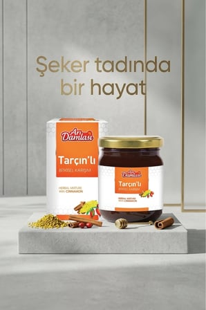 Tarçınlı Bitkisel Karışım 230g Katkısız Doğal Glikoz Şurubu İçermez