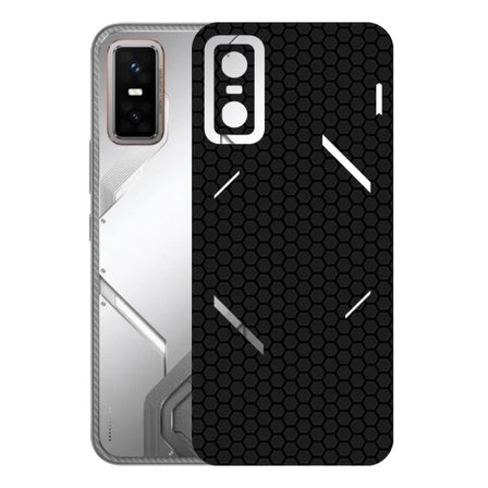Infinix GT30 Pro 5G ile Uyumlu Bumper Serisi Premium Arka Kapak Kaplama(Kenarlar Yoktur!)