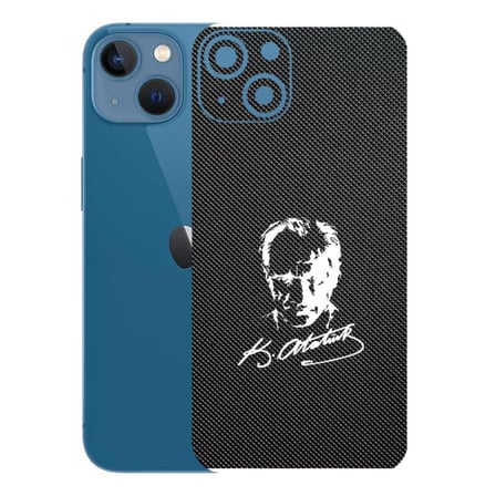 Kapps Iphone 13 ile Uyumlu Bumper Serisi Premium Arka Kapak Kaplama(Kenarlar Yoktur!)