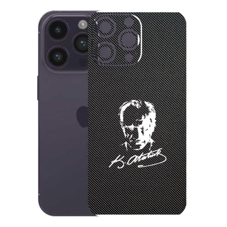 Kapps Iphone 14 Pro Max ile Uyumlu Bumper Serisi Premium Arka Kapak Kaplama(Kenarlar Yoktur!)