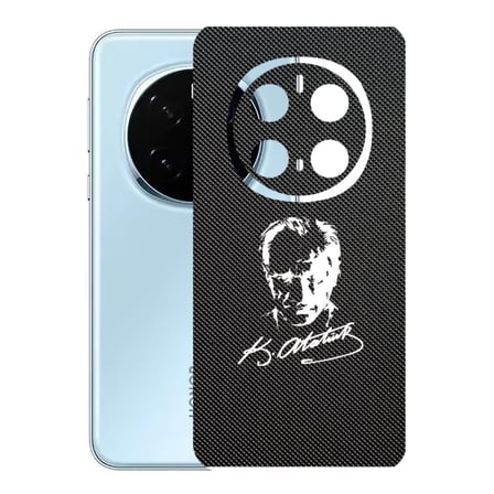 Honor Magic 7 Pro ile Uyumlu Bumper Serisi Premium Arka Kapak Kaplama(Kenarlar Yoktur!)