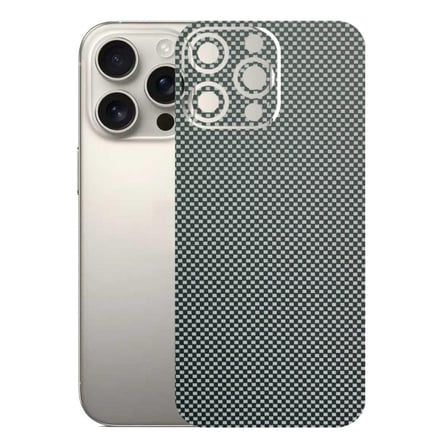 Kapps Iphone 16 Pro Max ile Uyumlu Fiber Serisi Premium Arka Kapak Kaplama(Kenarlar Yoktur!)