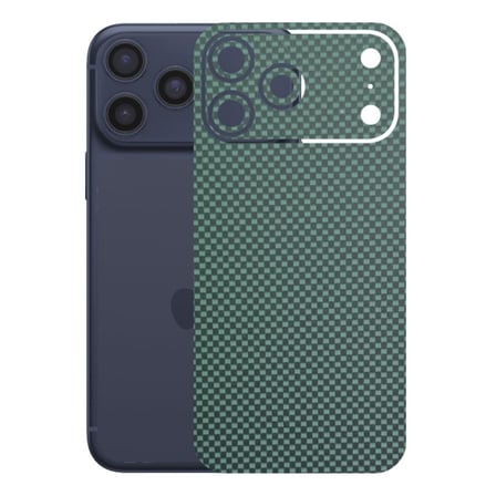 Kapps Iphone 17 Pro Max ile Uyumlu Fiber Serisi Premium Arka Kapak Kaplama(Kenarlar Yoktur!)
