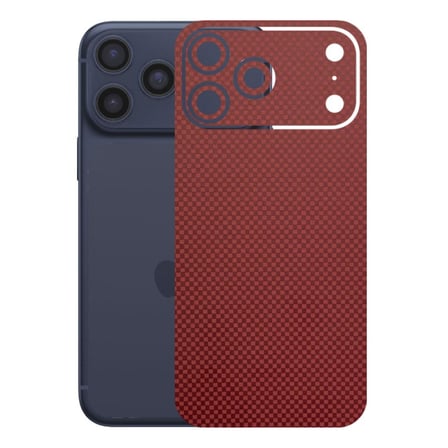 Kapps Iphone 17 Pro Max ile Uyumlu Fiber Serisi Premium Arka Kapak Kaplama(Kenarlar Yoktur!)