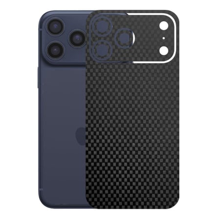 Kapps Iphone 17 Pro Max ile Uyumlu Fiber Serisi Premium Arka Kapak Kaplama(Kenarlar Yoktur!)