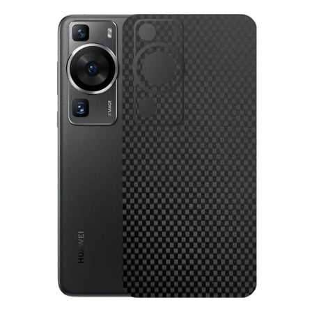 Kapps Huawei P60 Pro ile Uyumlu Fiber Serisi Premium Arka Kapak Kaplama(Kenarlar Yoktur!)