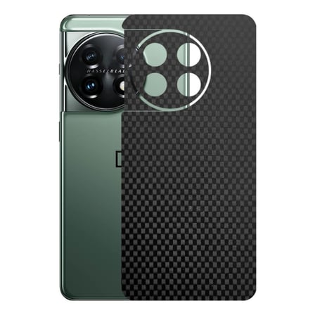 Kapps Oneplus 11 ile Uyumlu Fiber Serisi Premium Arka Kapak Kaplama(Kenarlar Yoktur!)