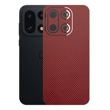Kapps Oneplus 15 ile Uyumlu Fiber Serisi Premium Arka Kapak Kaplama(Kenarlar Yoktur!)