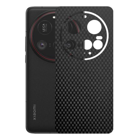 Kapps Xiaomi 15 Ultra ile Uyumlu Fiber Serisi Premium Arka Kapak Kaplama(Kenarlar Yoktur!)