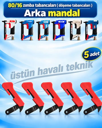Bea Tipi 80/16 Zımba Tabancaları Arka Mandal - 5 Adet
