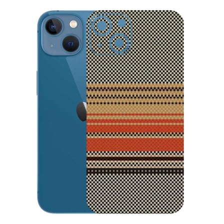 Kapps Iphone 13 ile Uyumlu Rainbow Serisi Premium Arka Kapak Kaplama(Kenarlar Yoktur!)