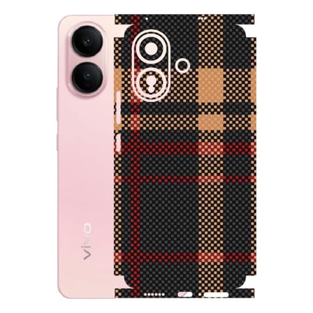 Kapps Vivo V60 Lite ile Uyumlu Rainbow Serisi Premium Arka Kapak Kaplama(Kenarlar Yoktur!)