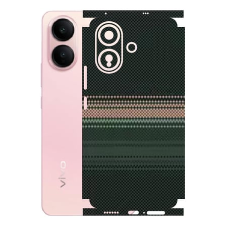 Kapps Vivo V60 Lite ile Uyumlu Rainbow Serisi Premium Arka Kapak Kaplama(Kenarlar Yoktur!)