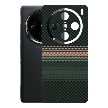 Kapps Vivo X100 Pro ile Uyumlu Rainbow Serisi Premium Arka Kapak Kaplama(Kenarlar Yoktur!)