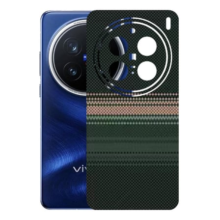 Kapps Vivo X200 Pro ile Uyumlu Rainbow Serisi Premium Arka Kapak Kaplama(Kenarlar Yoktur!)