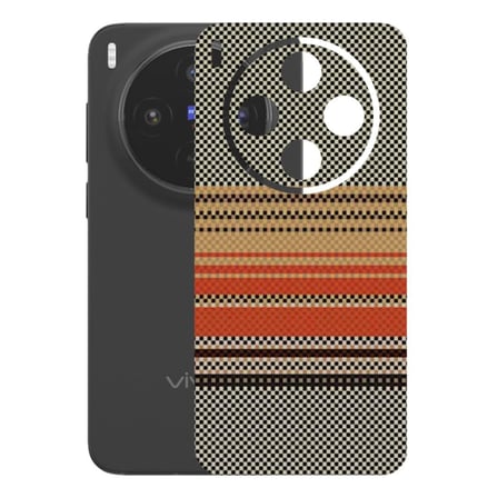 Kapps Vivo X300 ile Uyumlu Rainbow Serisi Premium Arka Kapak Kaplama(Kenarlar Yoktur!)