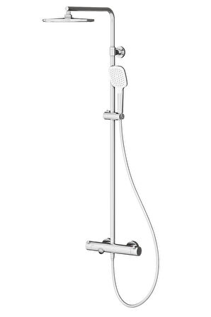 Estella Termostatik 3 Yönlü Duş Kolonu-Krom