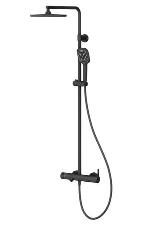 Estella Mix 3 Yönlü Duş Kolonu-Siyah