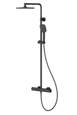 Estella Termostatik 2 Yönlü Duş Kolonu-Siyah