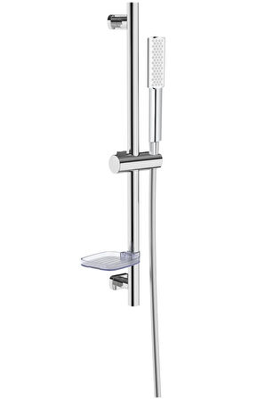 Ganj Sürgülü Duş Seti Stick-Krom