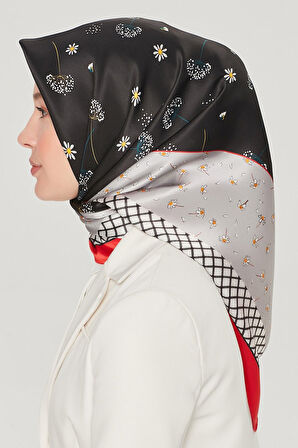 Armine Nostalji Serisi İpek Twill Eşarp 8517D-09