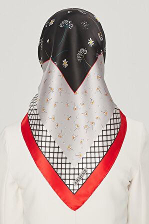 Armine Nostalji Serisi İpek Twill Eşarp 8517D-09