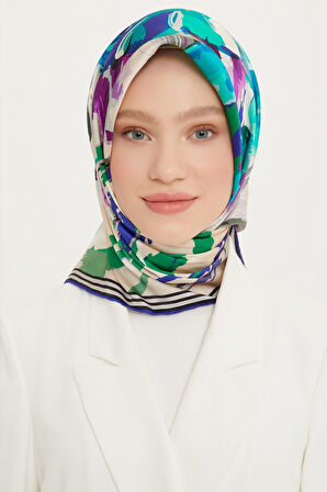 Armine Nostalji Serisi Twill İpek Eşarp 8713D-51