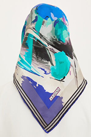 Armine Nostalji Serisi Twill İpek Eşarp 8713D-51