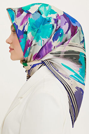 Armine Nostalji Serisi Twill İpek Eşarp 8713D-51