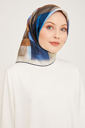 Armine Nostalji Serisi İpek Twill Eşarp 9024D