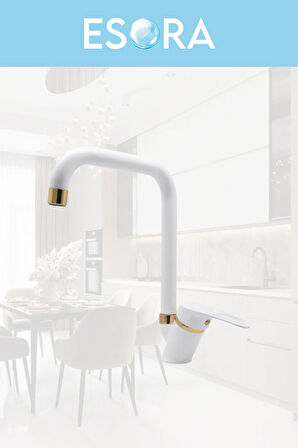 Krom Siyah Robot Duş Seti , Beyaz Gold Köşe Borulu Eviye , Lavabo , Banyo Bataryası 4’lü Set