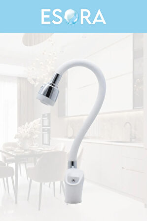 Krom Siyah Robot Duş Seti , Beyaz Oynar Borulu Eviye , Baston Lavabo , Banyo Bataryası 4’lü Set