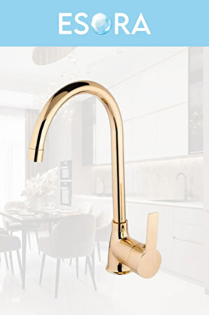 Gold Kare Robot Duş Seti , Eviye , Lavabo , Banyo Bataryası 4’lü Set