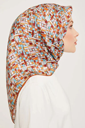 Armine Nostalji Serisi Twill İpek Eşarp 9004D-07