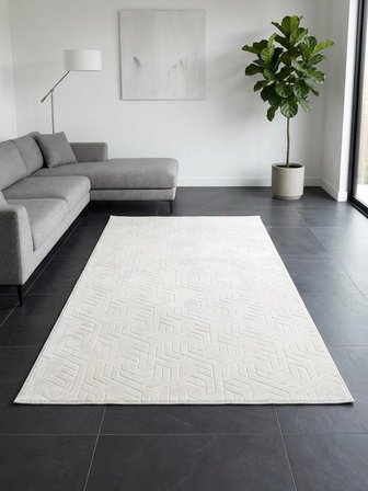 Dinar Armoni Kaymaz Tabanlı Kesme Kabartmalı Yıkanabilir Salon Koridor Mutfak Hali