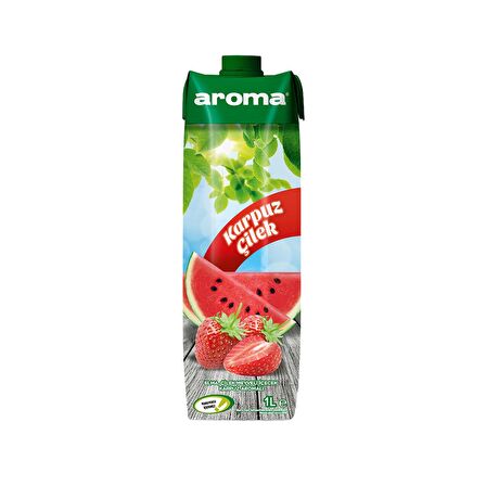 Aroma Karpuz Çilek Meyveli İçecek 1 Lt X 6 Adet