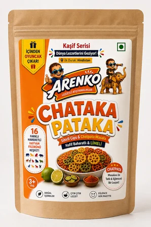 ARENKO CHATAKA PATAKA CHATPATA MASALALI SİHİRLİ CİPS SETİ (SÜPRİZ OYUNCAKLI )