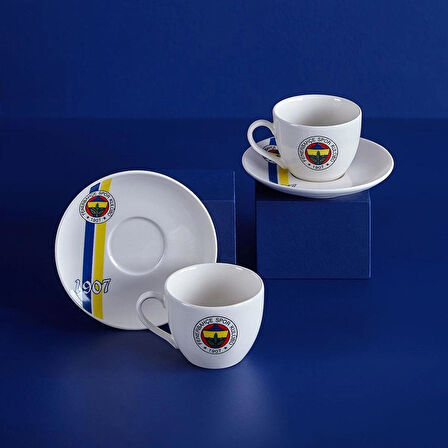 Fenerbahçe Lisanslı 1907 2'li Çay Fincan Takımı