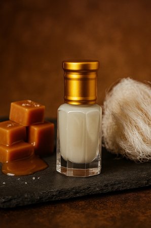 AROMENZA Karamelli Misk – 6 ml Sıcak ve Tatlı Gurme Esans | Yoğun Karamel Notalı Uzun Kalıcılık