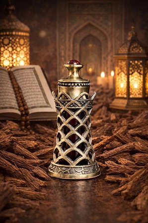 AROMENZA Hindi Oud Ekstra Yoğun (Indian Oud) 3 ml Yüksek Kaliteli Doğal Saf Oud Yağı Premium Özel Seri