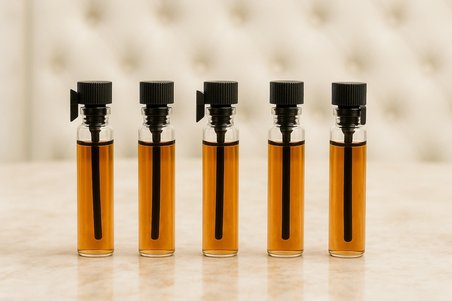 AROMENZA Deneme Seti – 5 x 1ml Oud Esansı | Doğal ve Zarif Kokularla Tanışın