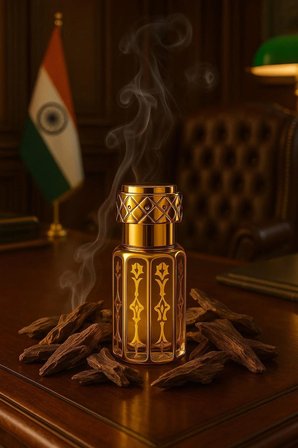 AROMENZA Hindistan Oud (Hindi Oud) 6 ml Özel Tasarım Şişede Yüksek Kaliteli Konsantre Saf Oud Yağı Premium