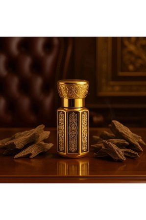 AROMENZA Kamboçya Oud (Cambodian Oud) 6 ml Premium Özel Tasarım Şişede Sürme Çubuklu Özel Seri