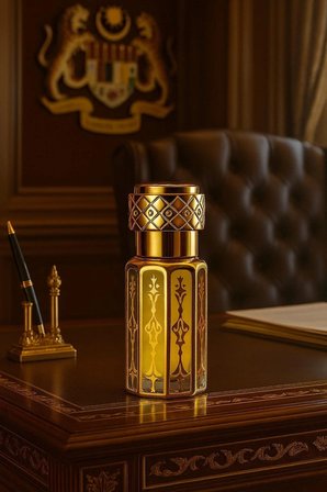 AROMENZA Malezya Oud 6 ml Özel Tasarım Şişede Saf Esans Kalıcı ve Lüks