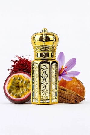 AROMENZA Marakuja Oud (Maracuja Oud) 6 ml Yüksek Kaliteli Konsantre Saf Oud Yağı Premium Özel Tasarım Şişede
