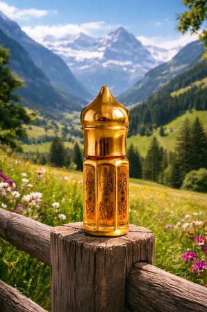 AROMENZA Ful Gülü Esansı 3 ml – Premium Kalıcı Konsantre Çiçeksi Ham Parfüm Yağı