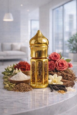 AROMENZA Velvet Misk Esansı 3 ml – Premium Kalıcı Konsantre Ham Parfüm Yağı