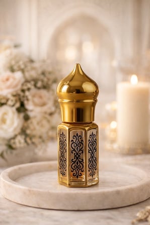 AROMENZA Beyaz Gül (Jöri) Esansı 3 ml – Premium Kalıcı Konsantre Çiçeksi Ham Parfüm Yağı