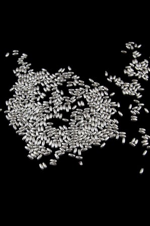 İnci Arpa Boncuk Gümüş Kaplama 3 mm (20 Gr Ortalama 600 Adet)