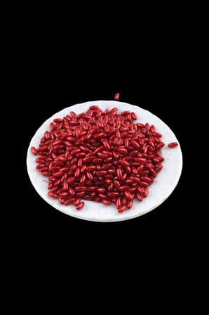 İnci Arpa Boncuk Bayrak Kırmızısı 4x8 mm (20 Gr Ortalama 300 Adet)